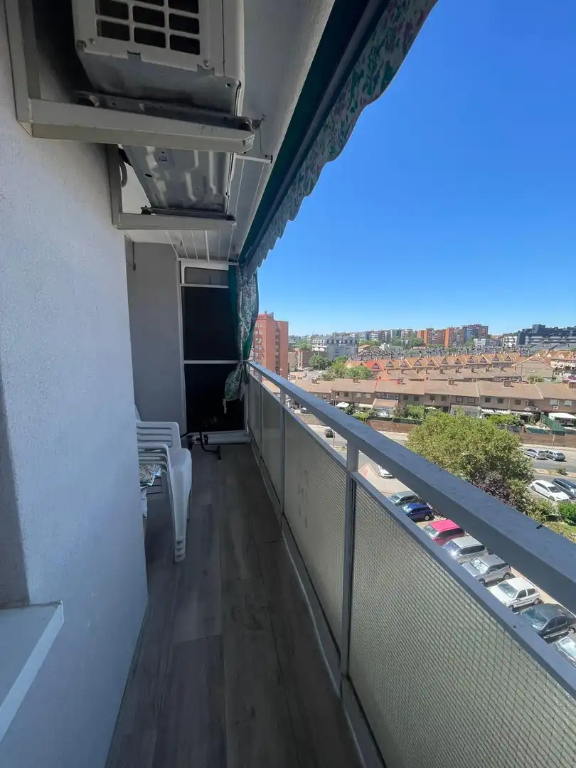 Terrasse von Wohnung zur Miete in Fuenlabrada mit Klimaanlage, Heizung und Parkett