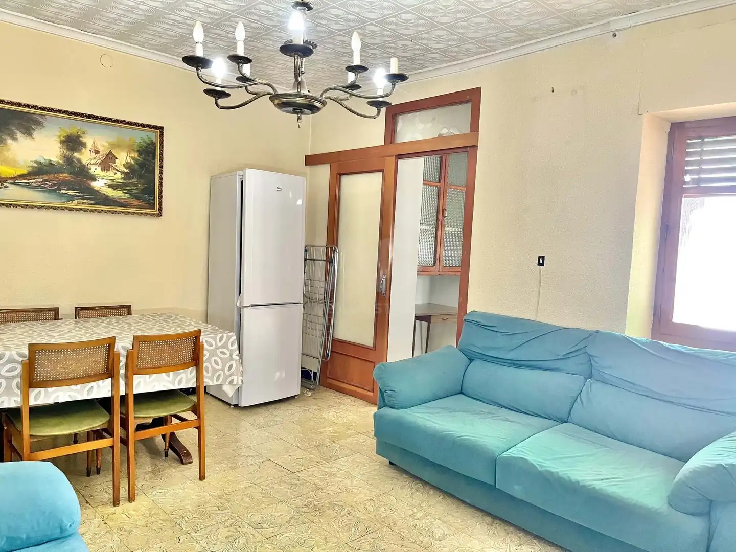 Sala de estar de Casa adosada en venta en Benlloc con Calefacción y Terraza