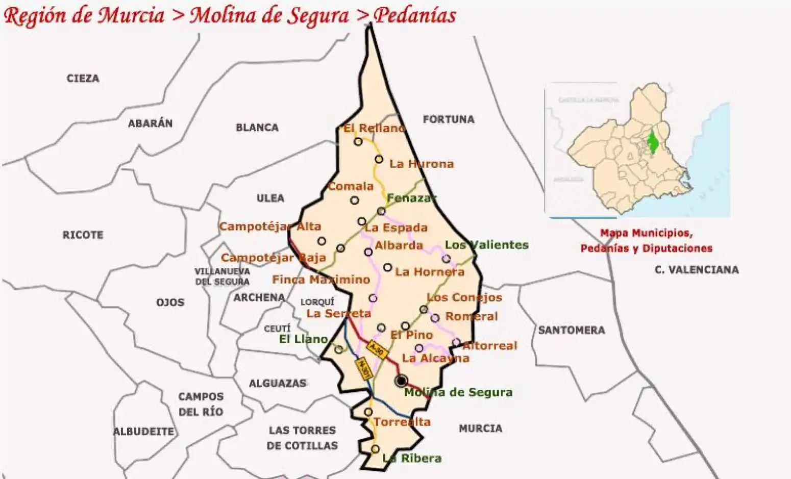 Außenansicht von Grundstücke zum Verkauf in Molina de Segura