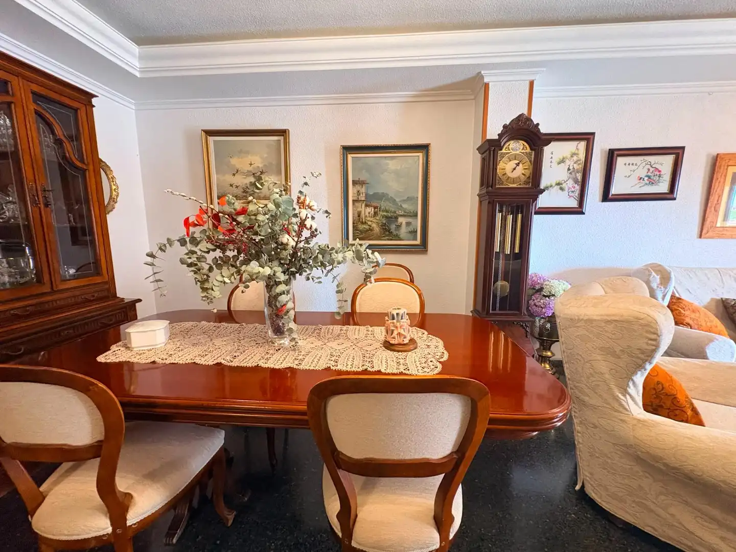 Dining room of Flat for sale in Almansa  with Heating, Terrace and Storage room