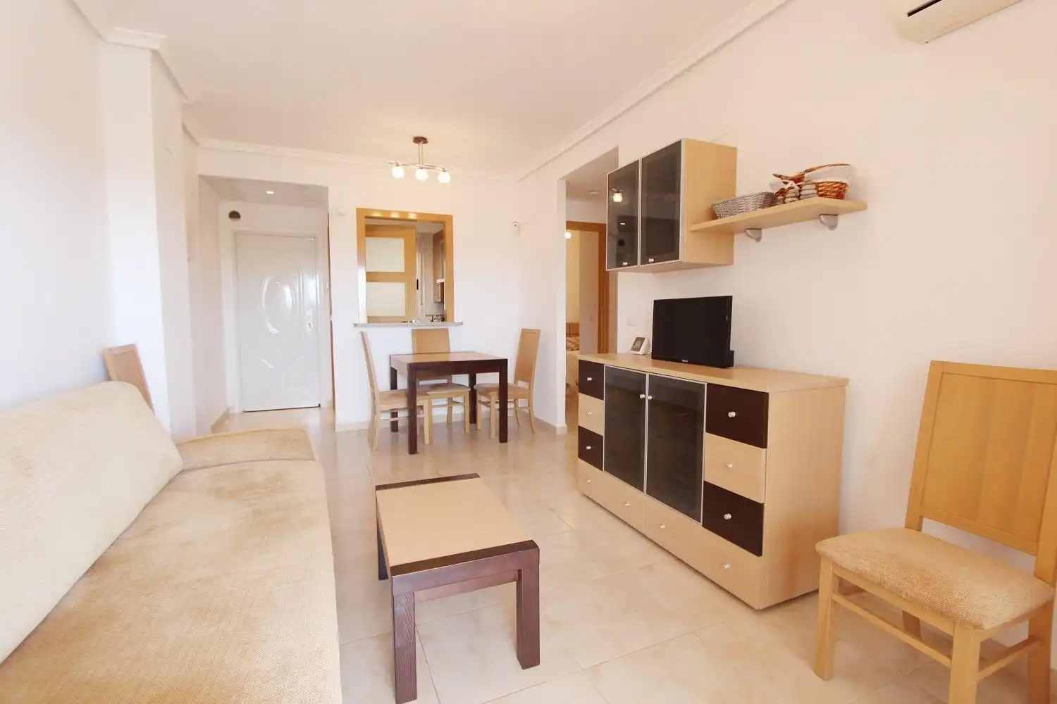 Sala de estar de Apartamento en venta en Oropesa del Mar / Orpesa con Jardín privado, Terraza y Trastero