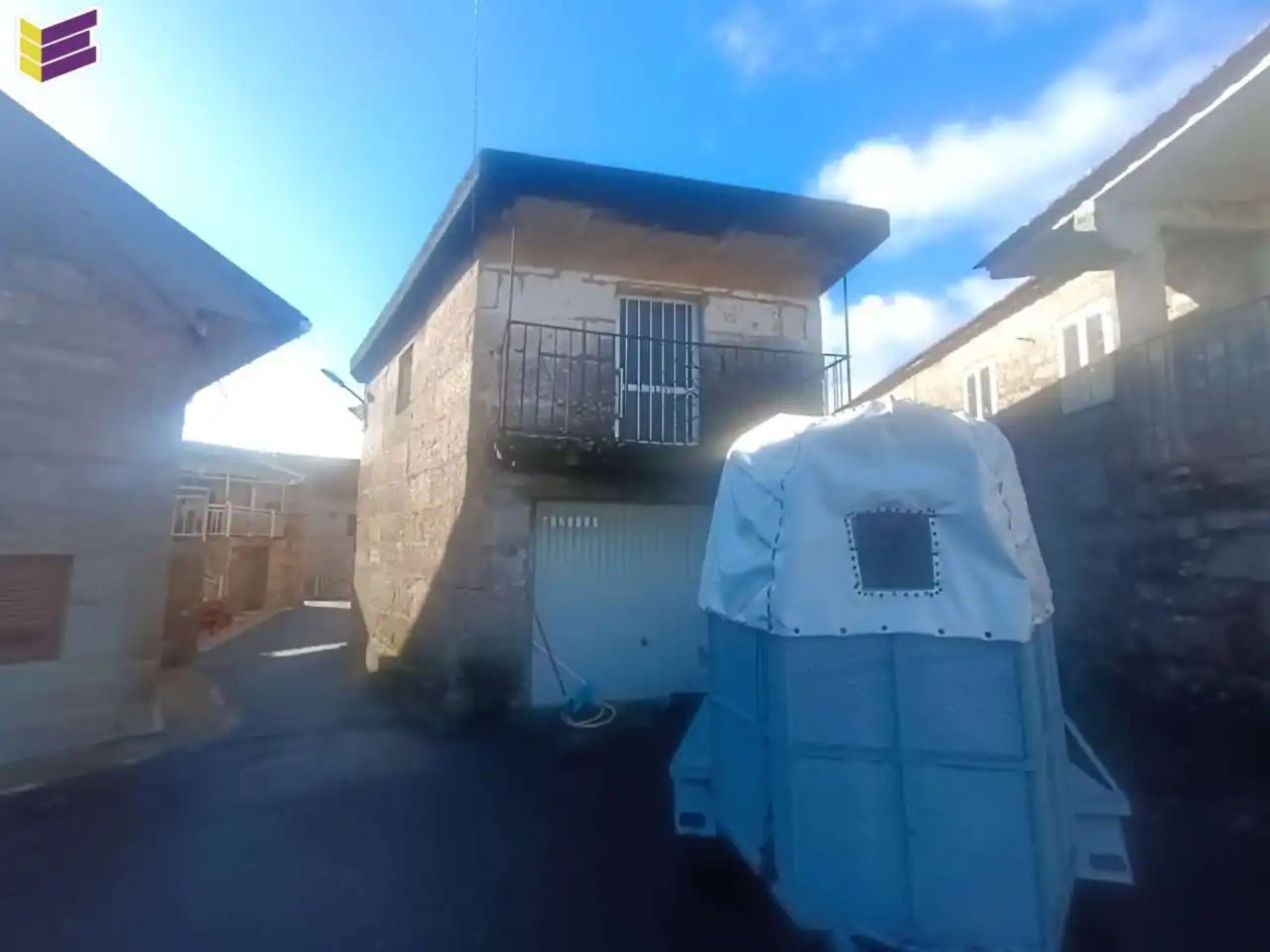 Vista exterior de Casa o chalet en venta en A Lama   con Calefacción, Jardín privado y Terraza