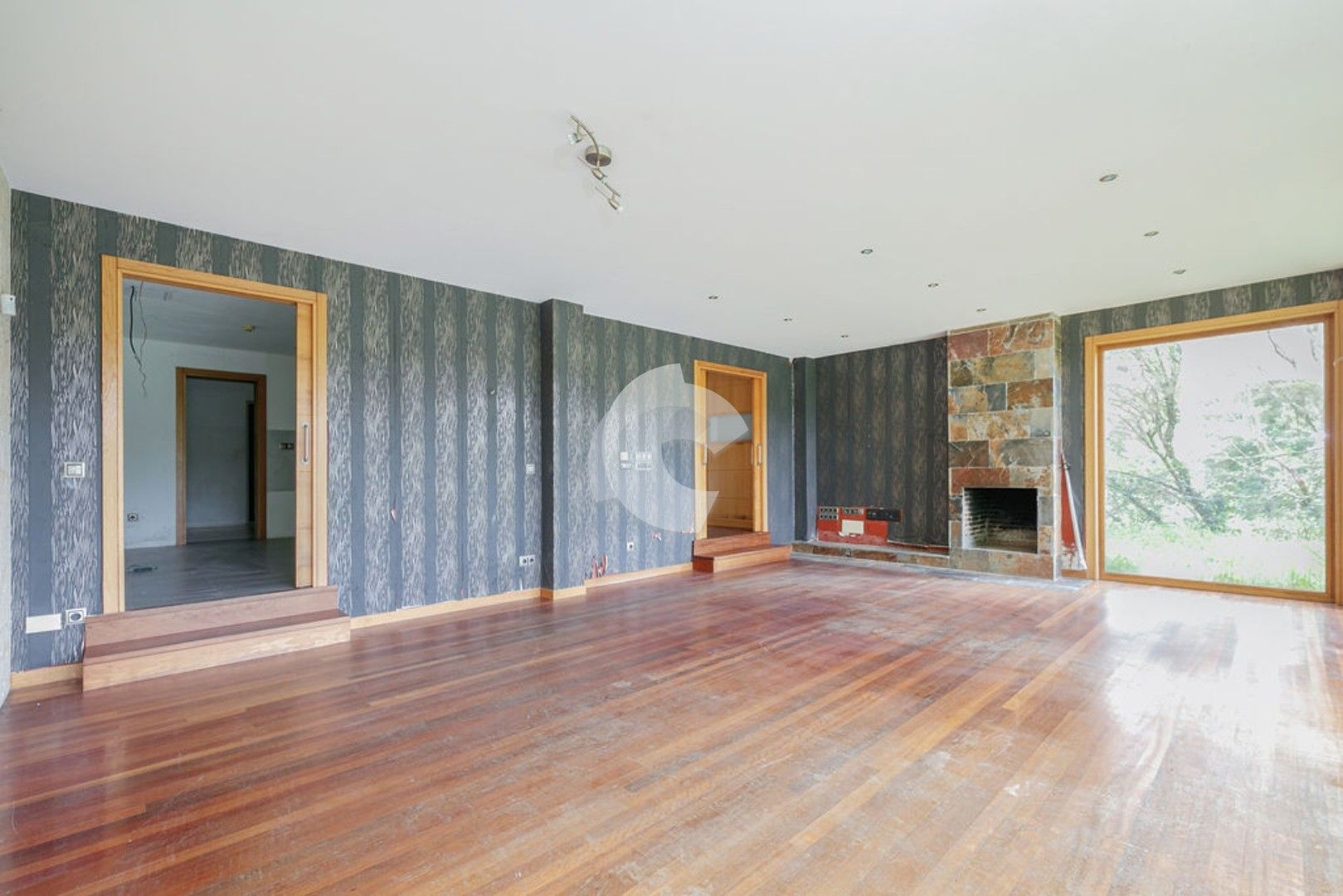 Sala d'estar de Casa o xalet en venda en Nigrán amb Jardí privat