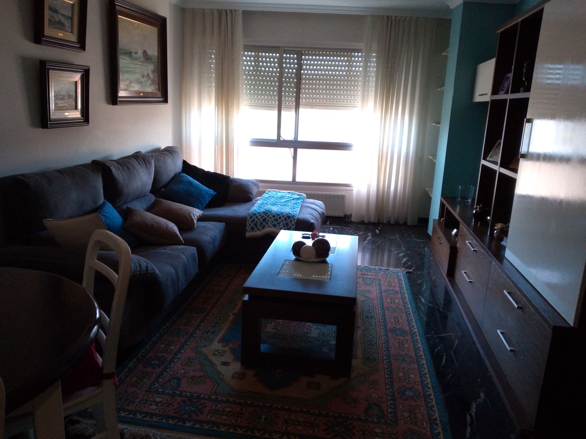 Living room of Flat to rent in Pontevedra Capital   with Heating, Furnished and Oven