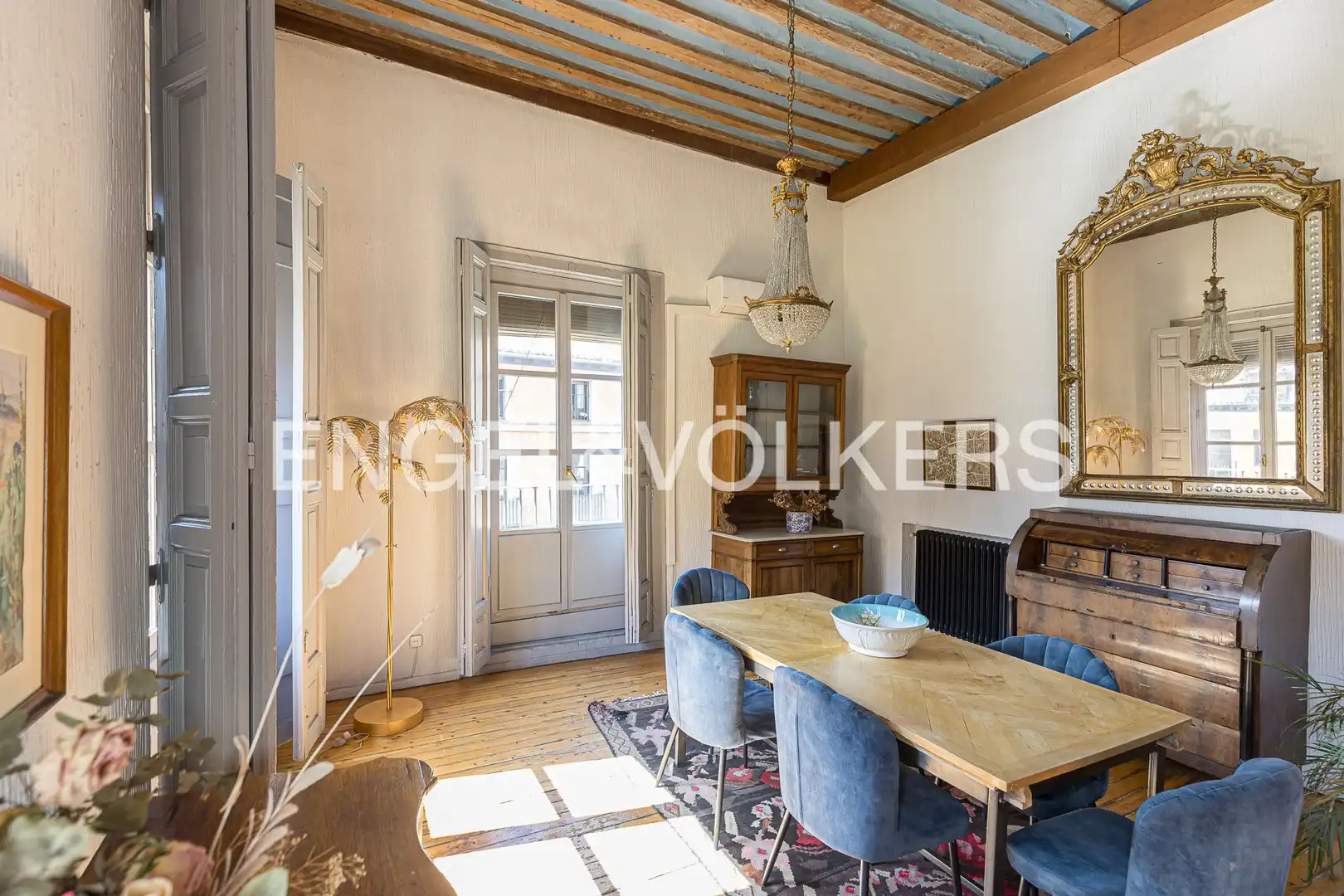 Esszimmer von Wohnung zur Miete in Madrid mit Klimaanlage, Heizung und Abstellraum