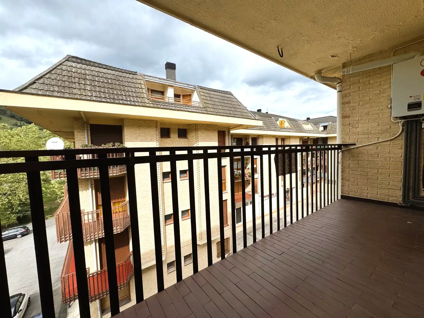 Terrasse von Wohnung zum Verkauf in Artziniega mit Heizung, Privatgarten und Parkett