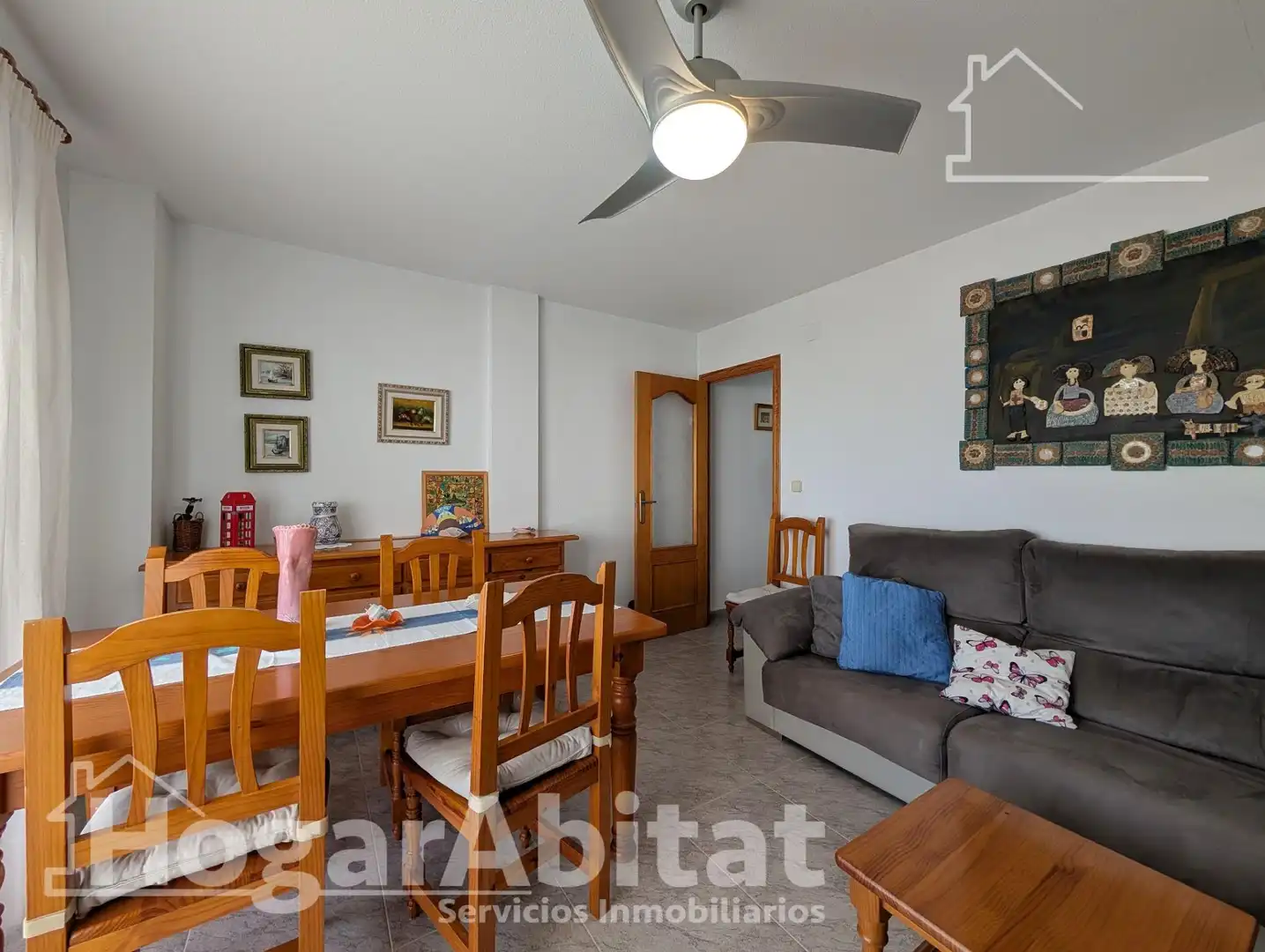 Sala d'estar de Pis en venda en Elche / Elx amb Calefacció, Terrassa i Traster