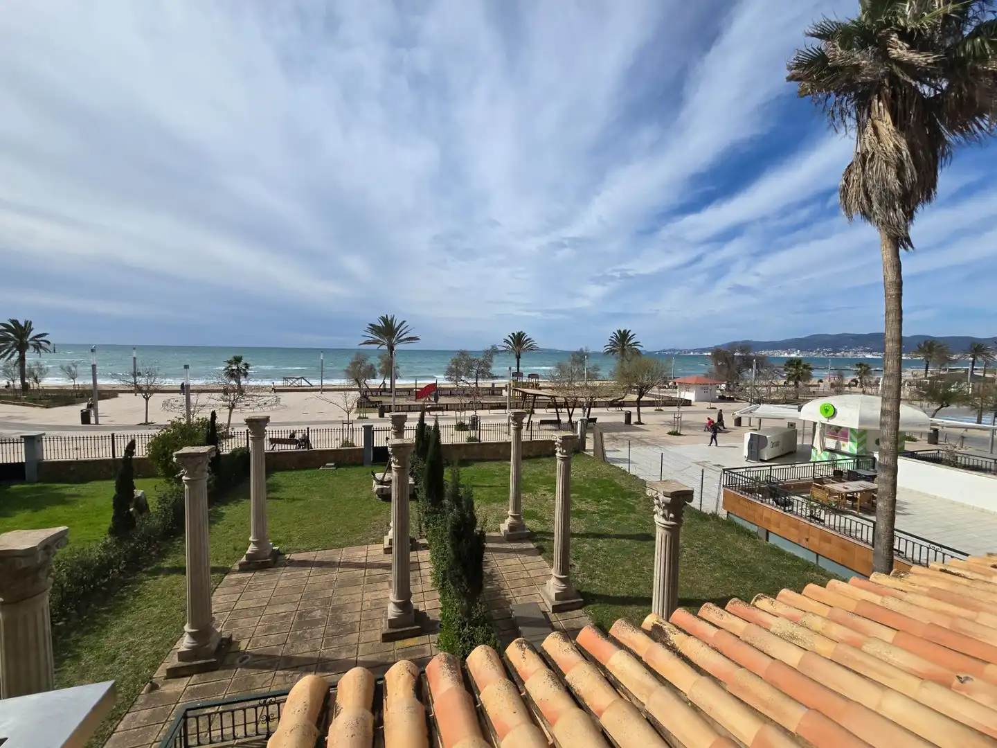 Vista exterior de Pis de lloguer en  Palma de Mallorca amb Calefacció, Parquet i Terrassa