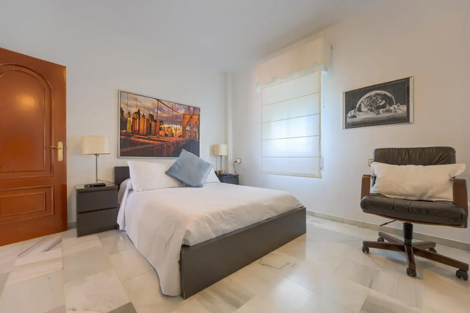 Bedroom of Houses for sale in Tomares  with Air Conditioner, Heating and Private garden