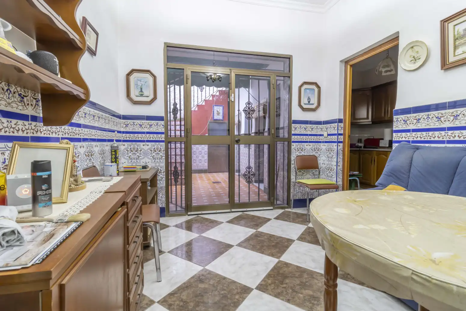 Küche von Einfamilien-Reihenhaus zum Verkauf in Brenes mit Terrasse, Möbliert und Balkon
