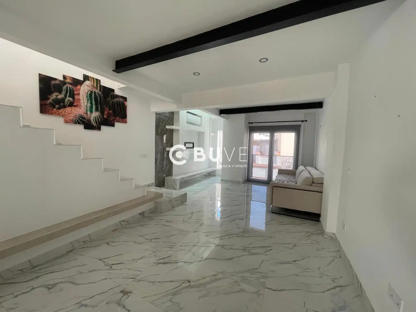 Living room of Houses for sale in  Sevilla Capital  with Air Conditioner, Terrace and Swimming Pool