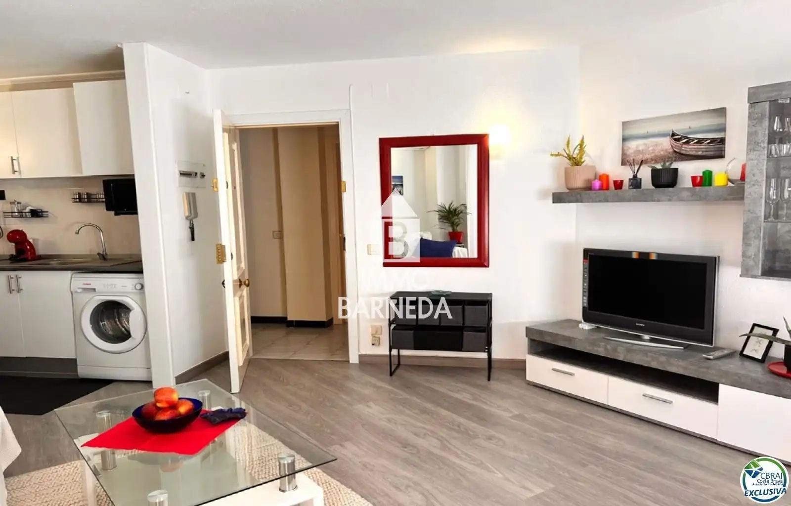 Sala de estar de Piso en venta en Empuriabrava con Aire acondicionado, Calefacción y Terraza