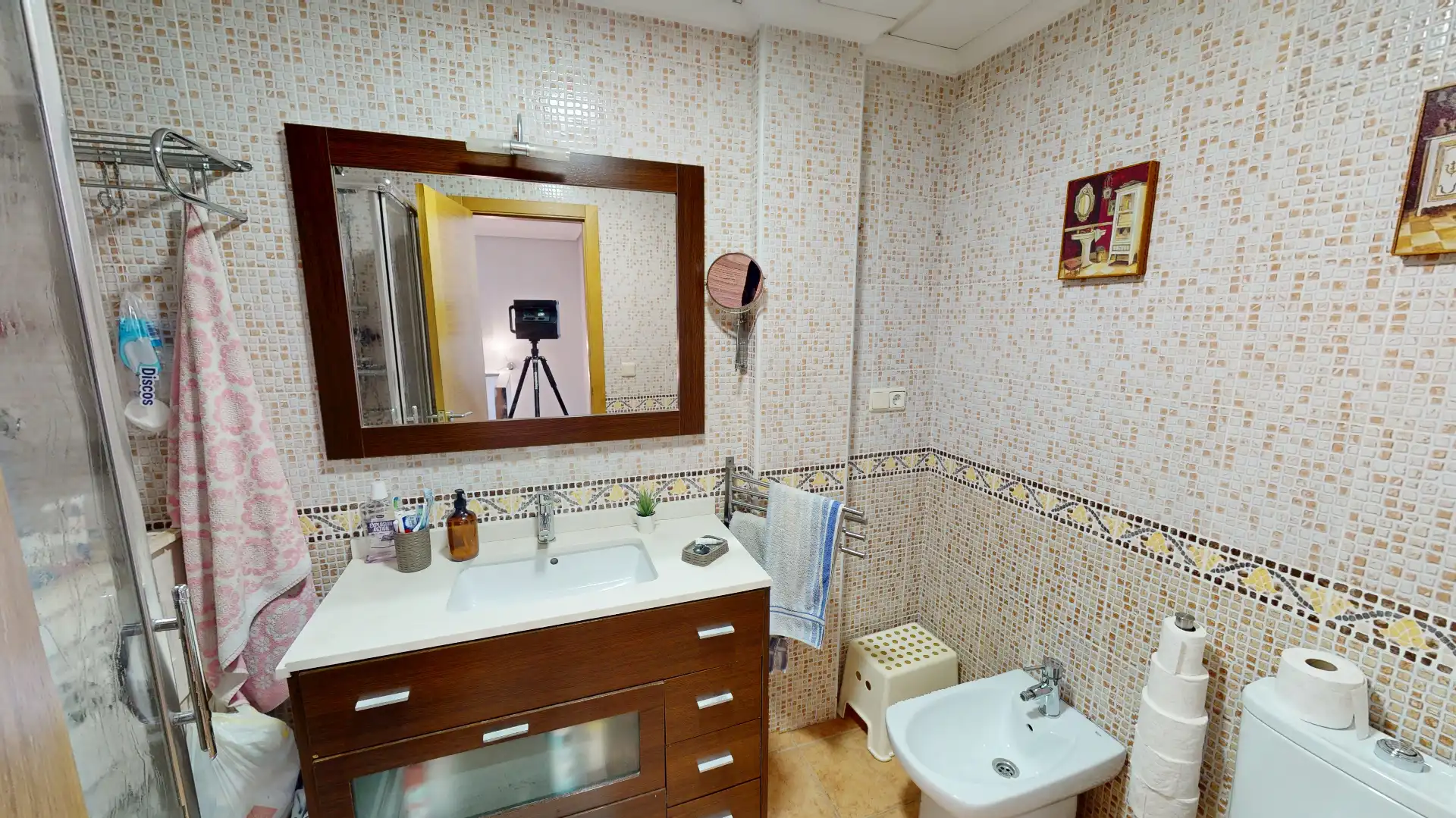 Baño de Casa adosada en venta en Aspe con Aire acondicionado, Terraza y Amueblado