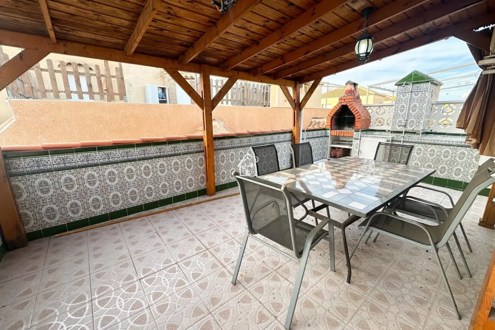 Terrassa de Casa adosada de lloguer en Torrevieja amb Aire condicionat, Terrassa i Piscina