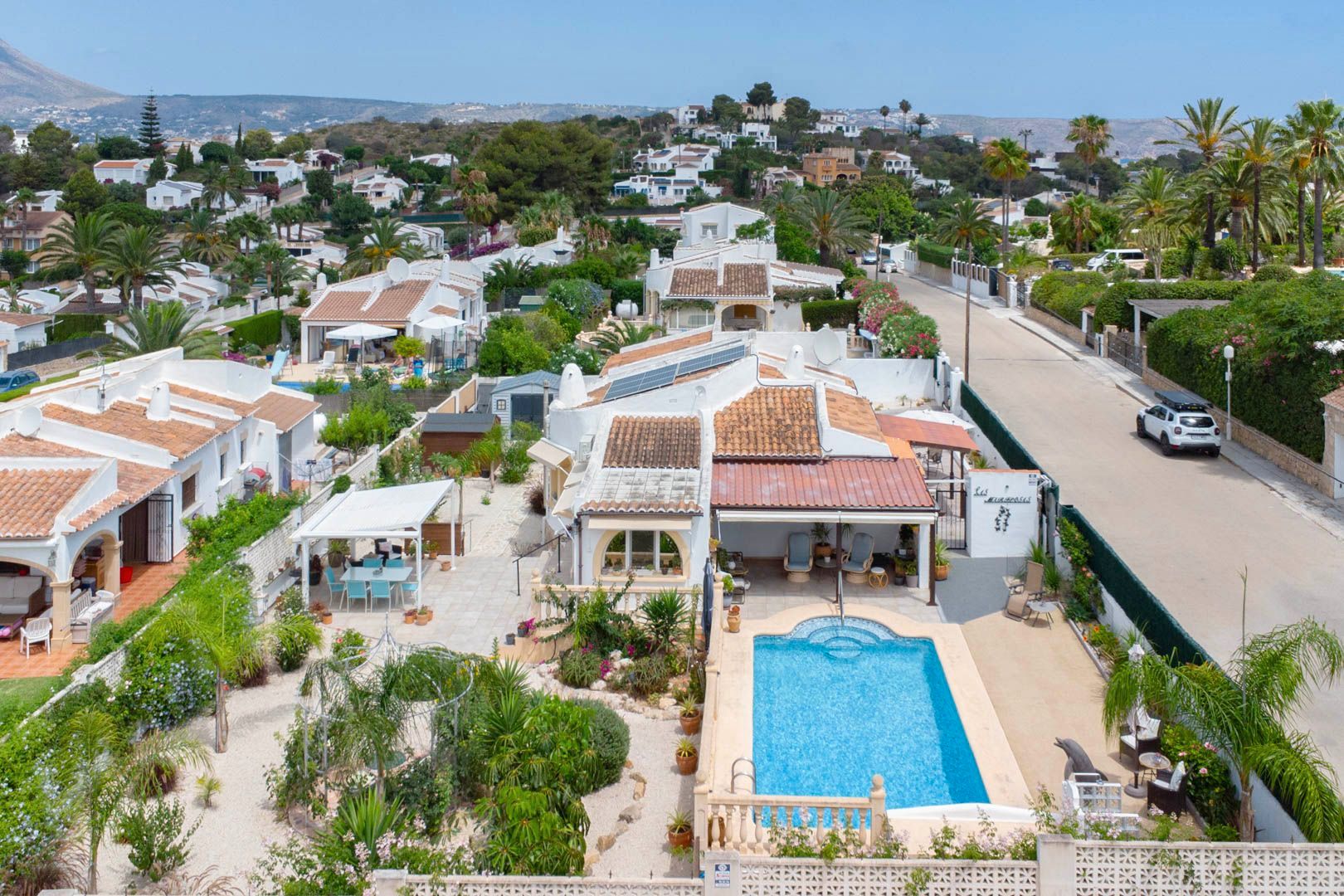Vista exterior de Finca rústica en venda en Jávea / Xàbia amb Aire condicionat, Calefacció i Jardí privat