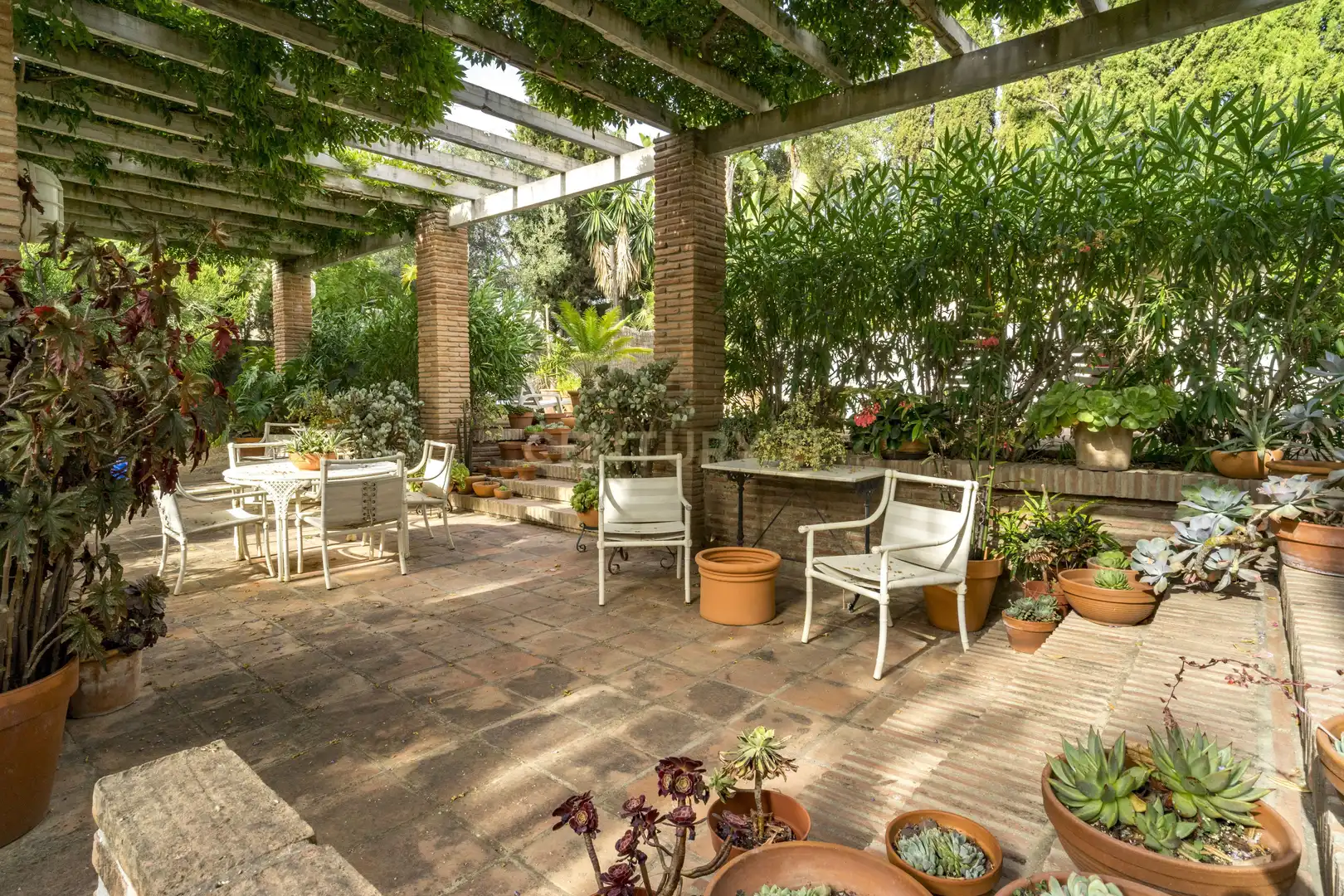 Terrassa de Casa o xalet en venda en Mijas amb Aire condicionat, Jardí privat i Traster