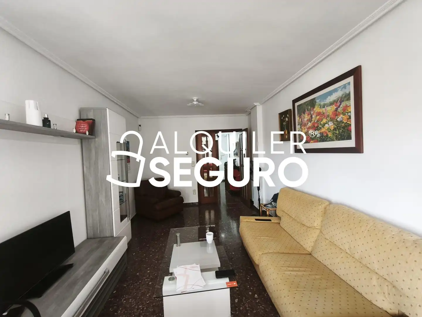 Sala de estar de Piso de alquiler en Zaragoza con Calefacción, Terraza y Trastero