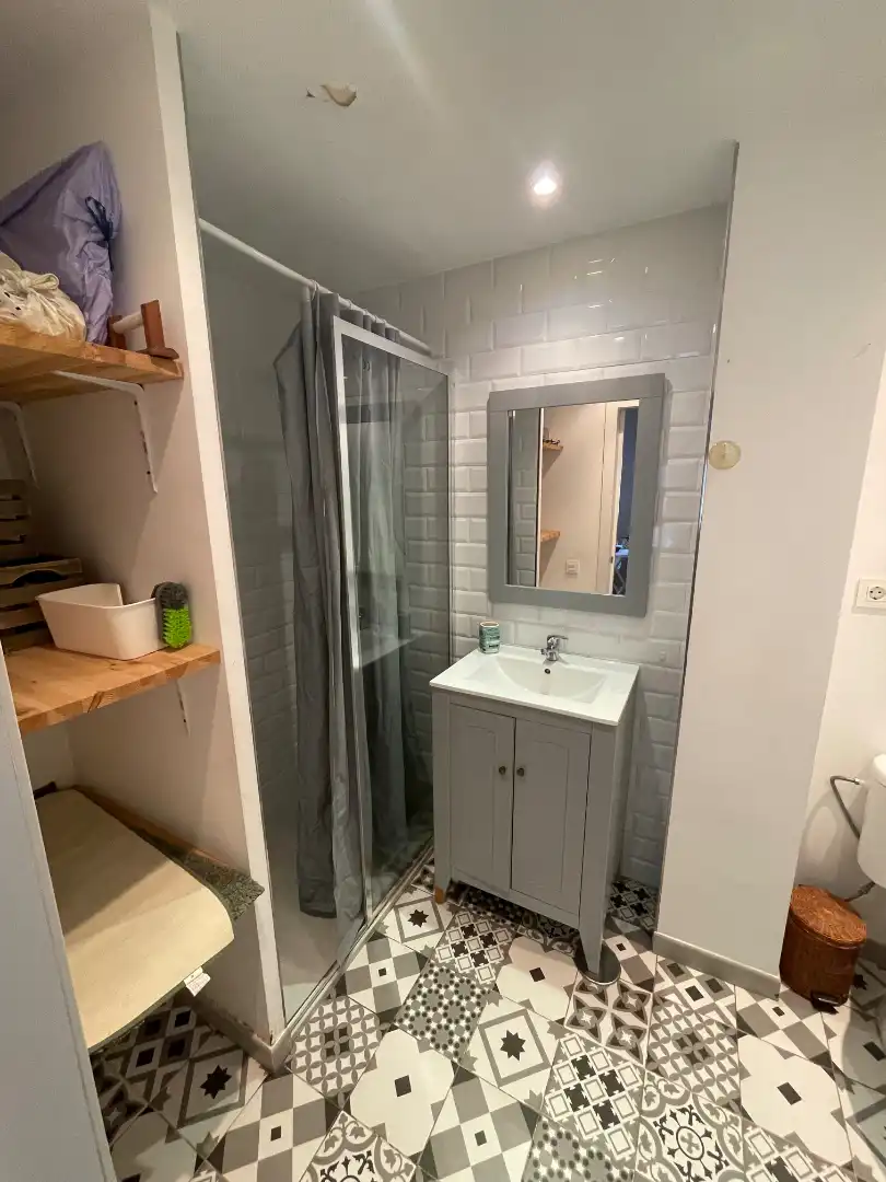 Baño de Apartamento en venta en La Línea de la Concepción con Amueblado y Lavadora