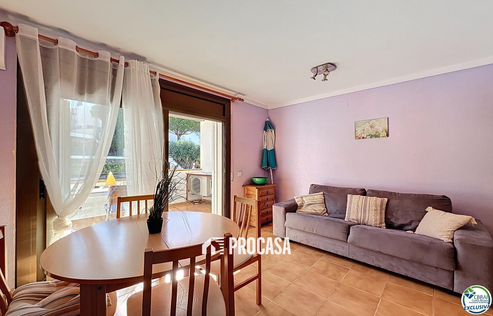 Dining room of Flat for sale in Roses  with Heating, Terrace and Storage room