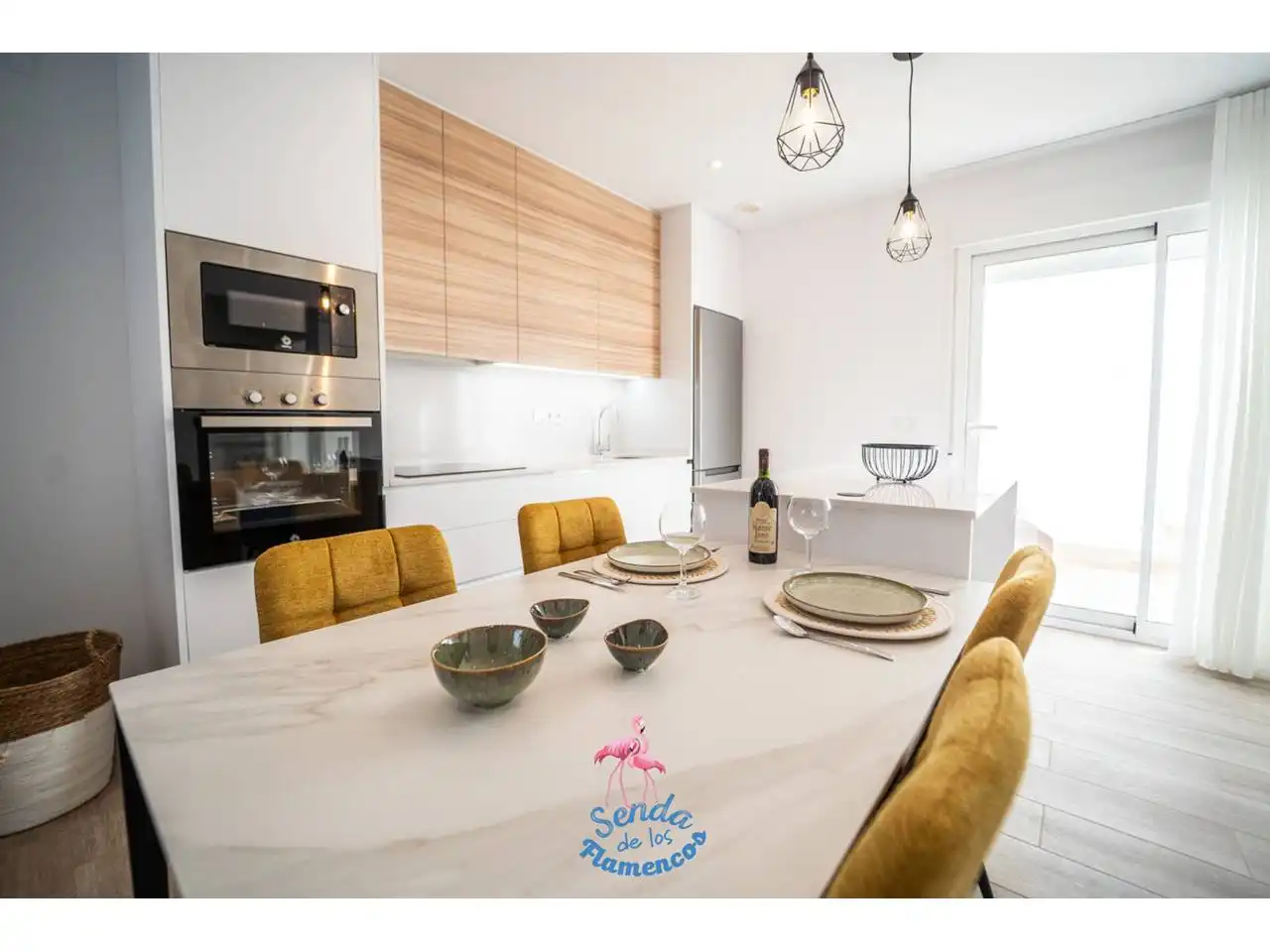 Küche von Wohnung zum Verkauf in San Javier mit Klimaanlage, Terrasse und Schwimmbad