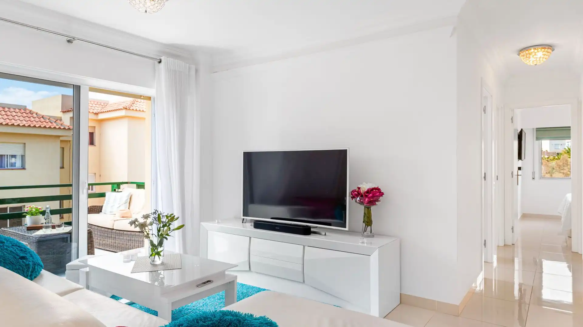 Living room of Apartments for sale in Arona  with Air Conditioner, Furnished and Community pool