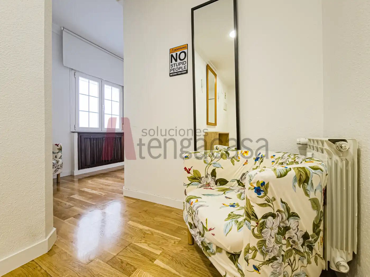 Sala d'estar de Pis de lloguer en Madrid amb Aire condicionat, Calefacció i Moblat