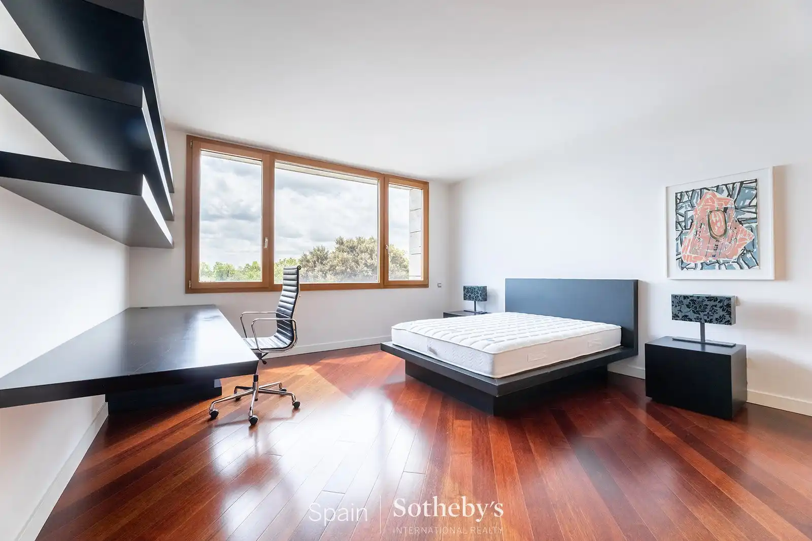 Dormitori de Casa o xalet de lloguer en Pozuelo de Alarcón amb Aire condicionat, Jardí privat i Terrassa