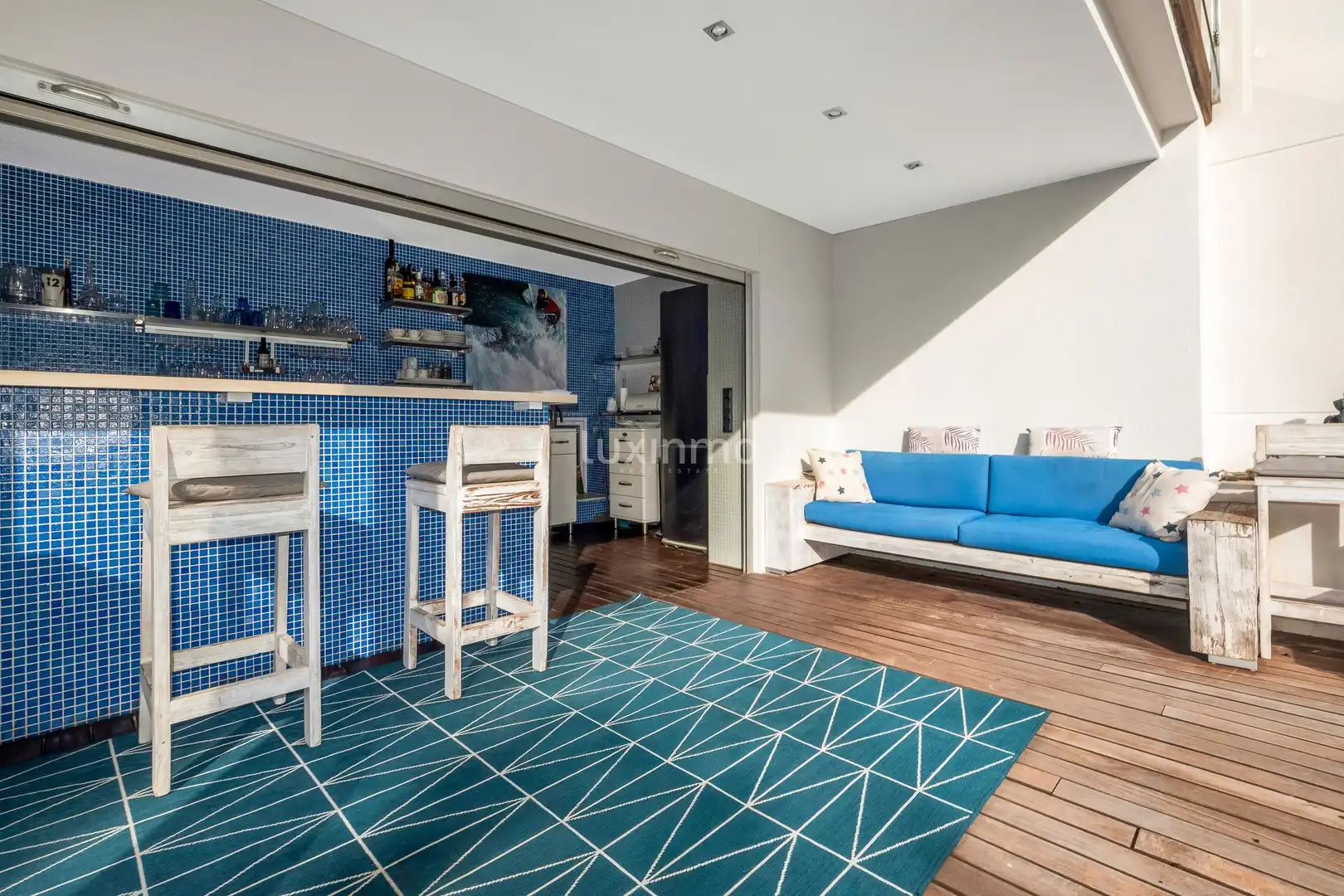 Sala de estar de Casa o chalet en venta en Altea con Aire acondicionado, Calefacción y Terraza