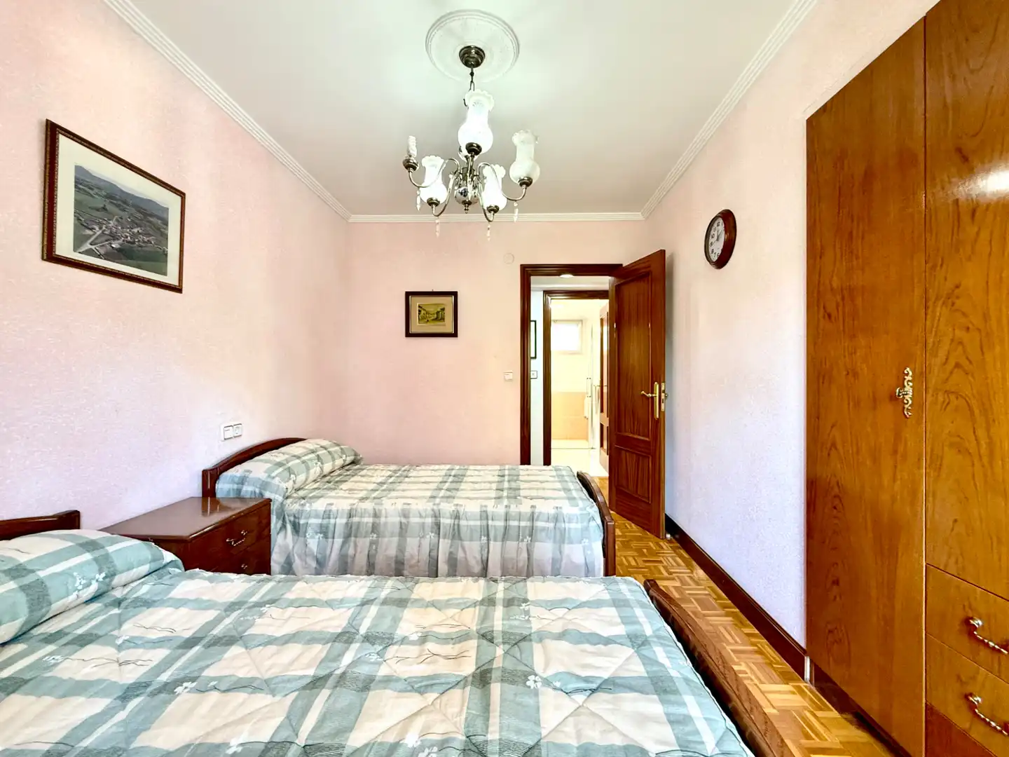 Schlafzimmer von Wohnung zum Verkauf in Donostia - San Sebastián  mit Heizung, Terrasse und Möbliert