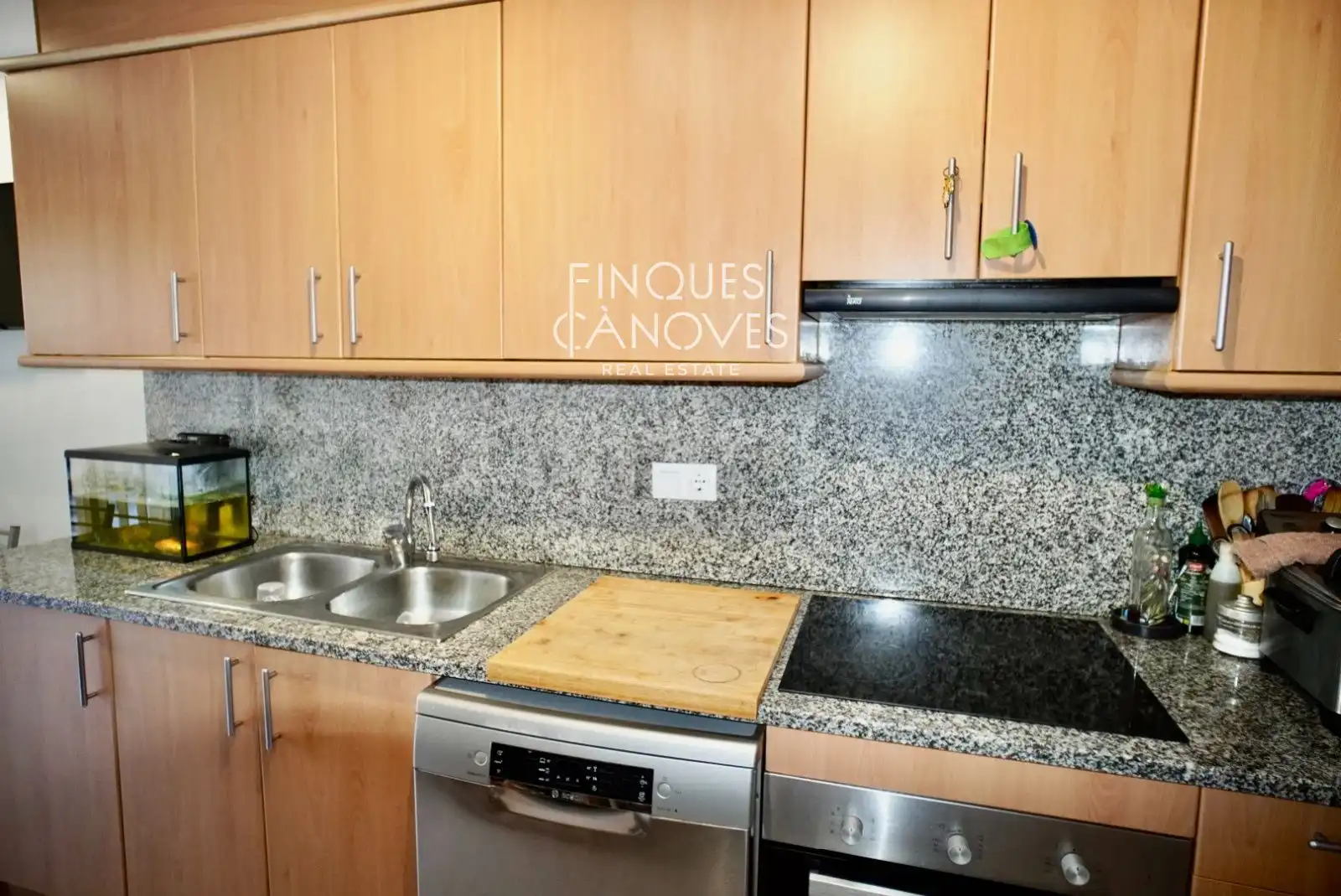 Kitchen of Flat for sale in Girona  with Heating, Terrace and Swimming Pool