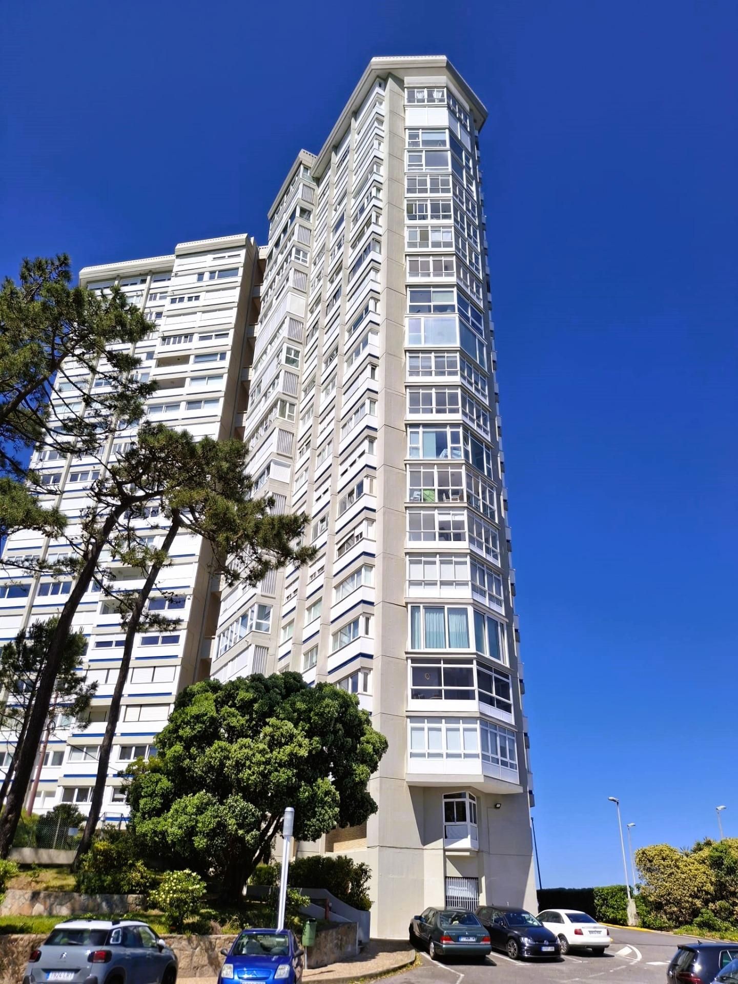 Exterior view of Flat for sale in Vigo   with Private garden