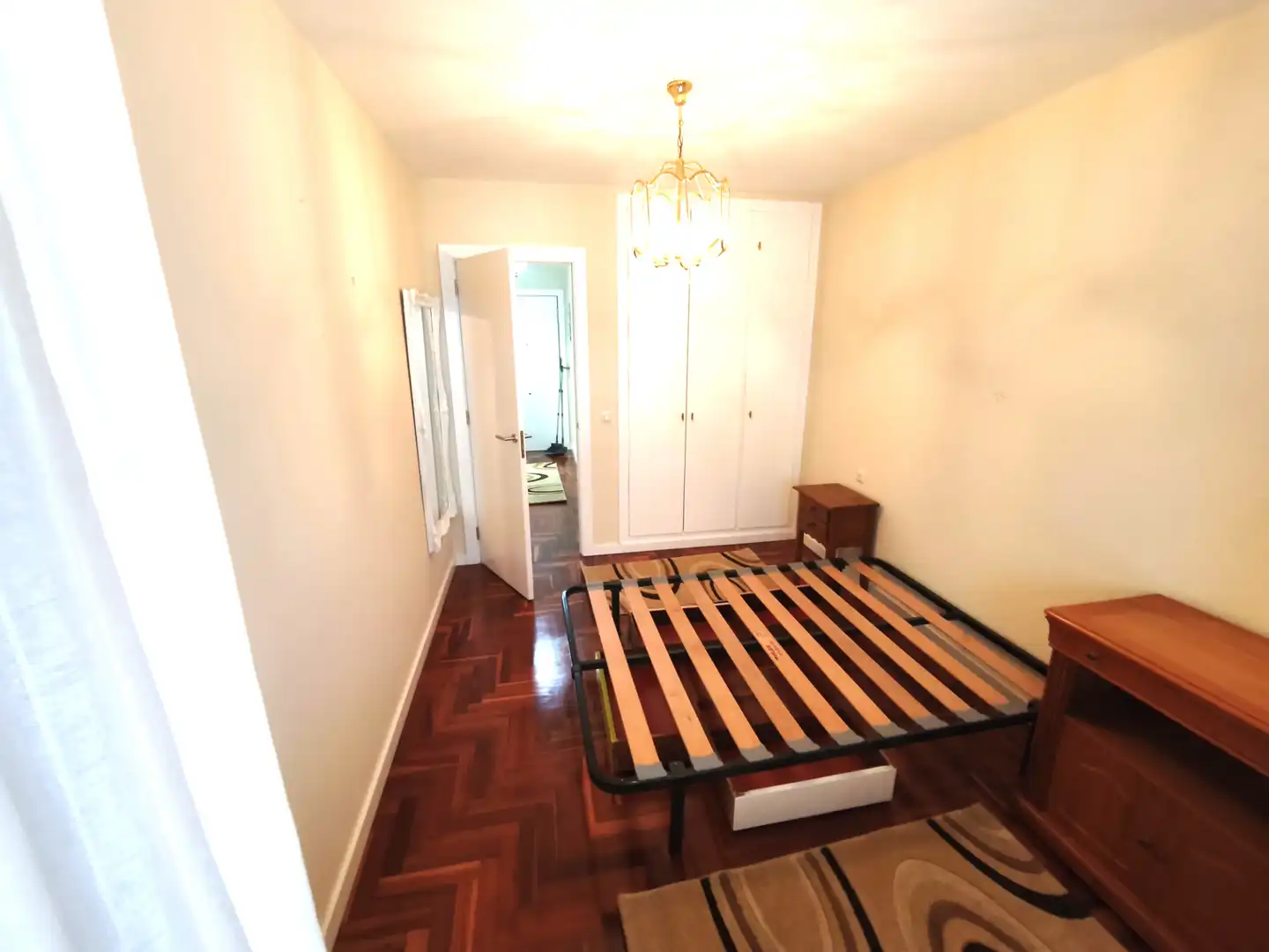 Bedroom of Apartments for rent in Vigo   with Storage room, Furnished and Balcony