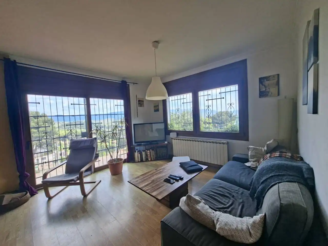 Sala de estar de Piso en venta en Sant Llorenç Savall con Jardín privado, Terraza y Trastero