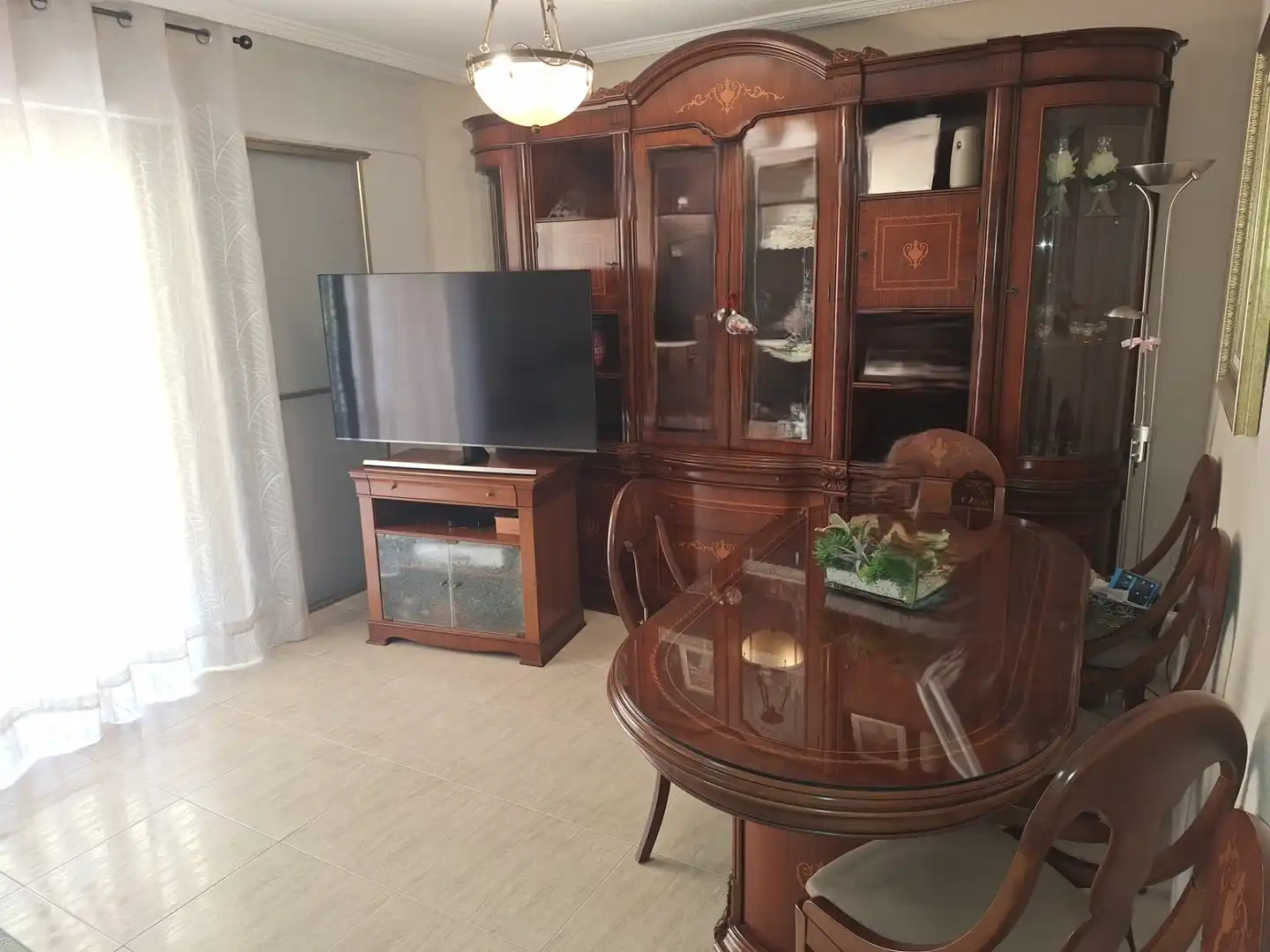 Sala de estar de Piso en venta en San Vicente del Raspeig / Sant Vicent del Raspeig con Aire acondicionado, Amueblado y Horno