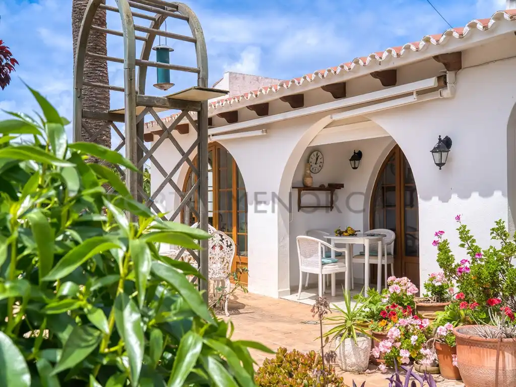 Garden of Houses for sale in Es Castell  with Private garden, Terrace and Swimming Pool