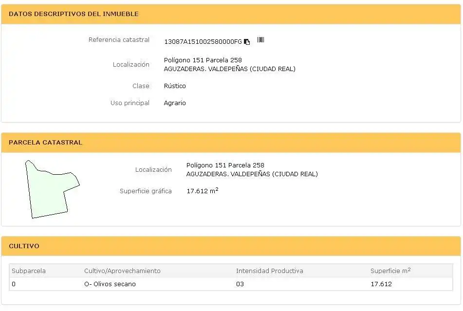 Rustikales Grundstück zum Verkauf in Valdepeñas