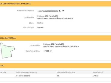 Rustikales Grundstück zum Verkauf in Valdepeñas
