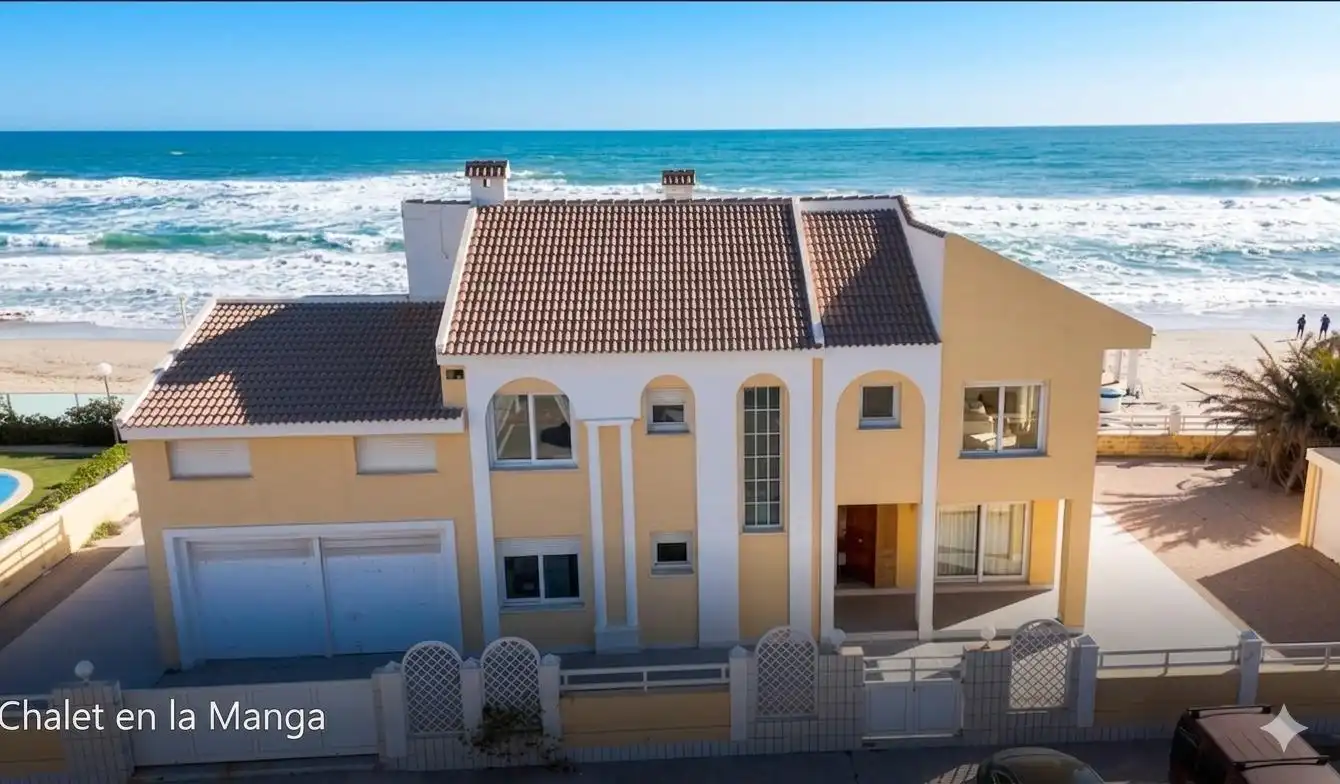 Vista exterior de Casa o chalet en venta en La Manga del Mar Menor con Jardín privado, Terraza y Trastero