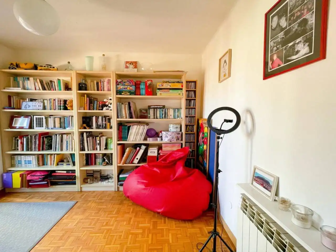 Wohnzimmer von Dachboden zum Verkauf in Cerdanyola del Vallès mit Klimaanlage, Heizung und Parkett