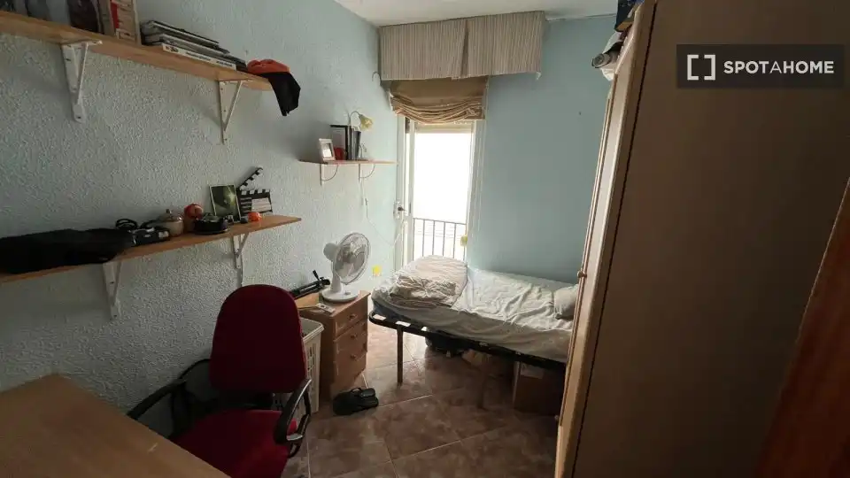 Schlafzimmer von Wohnungen zur untervermieten in Córdoba mit Klimaanlage, Terrasse und Möbliert