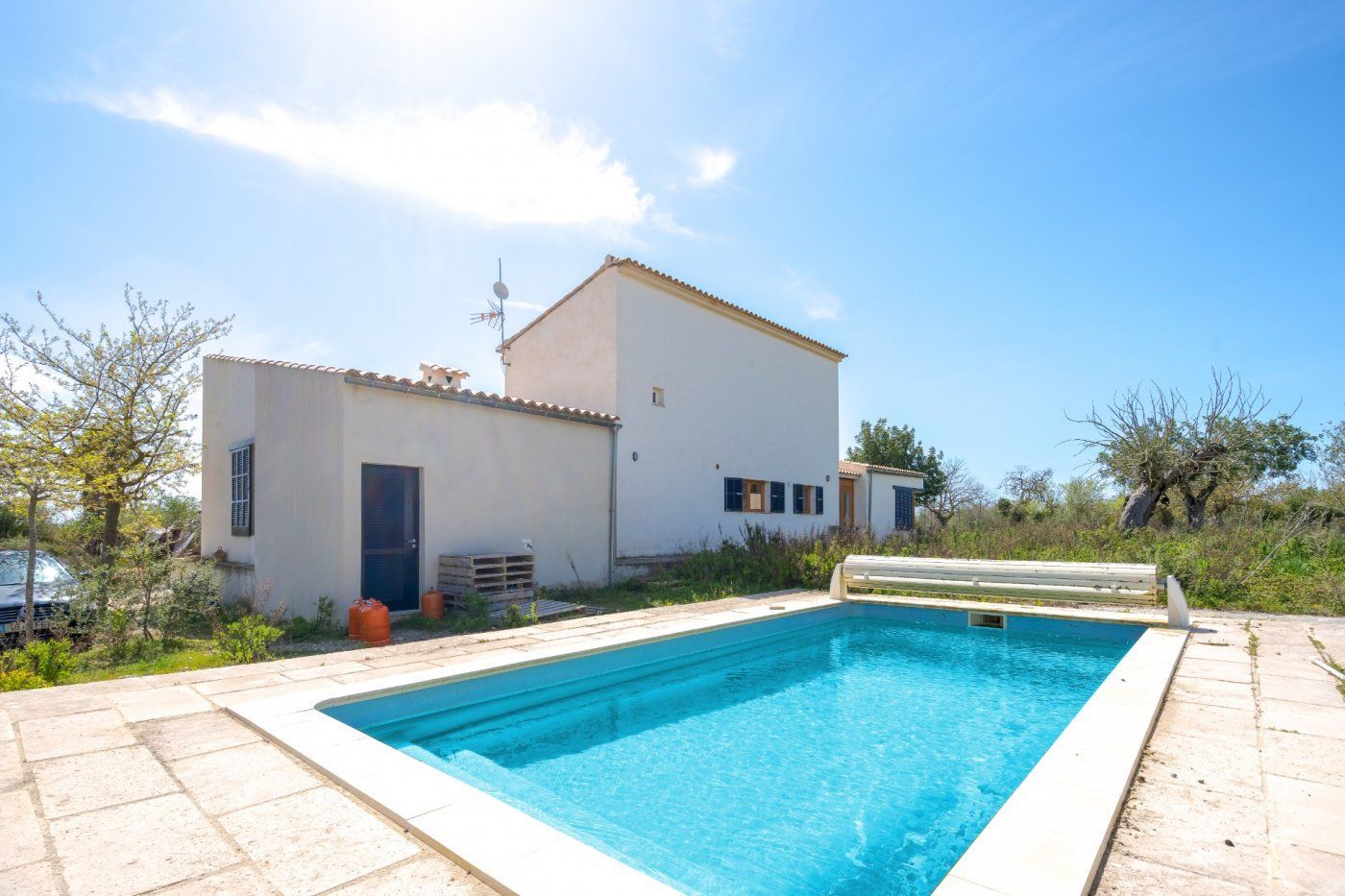 Swimming pool of Country house for sale in Porreres  with Air Conditioner, Heating and Private garden