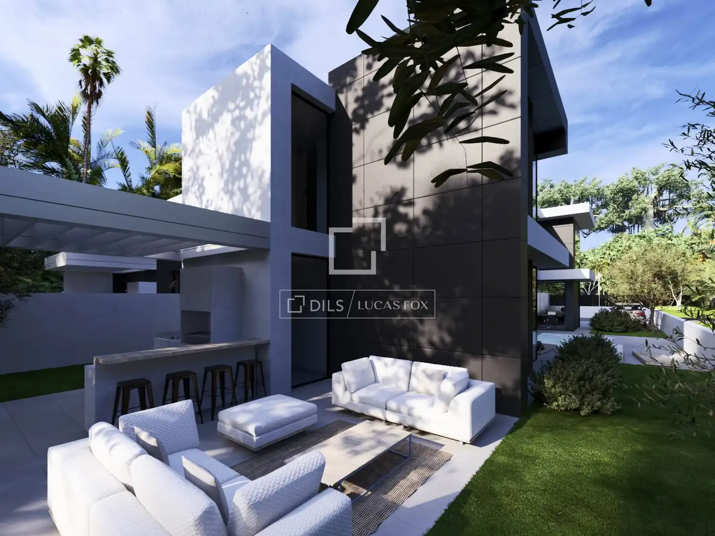 Terraza de Casa o chalet en venta en Majadahonda con Aire acondicionado, Jardín privado y Piscina