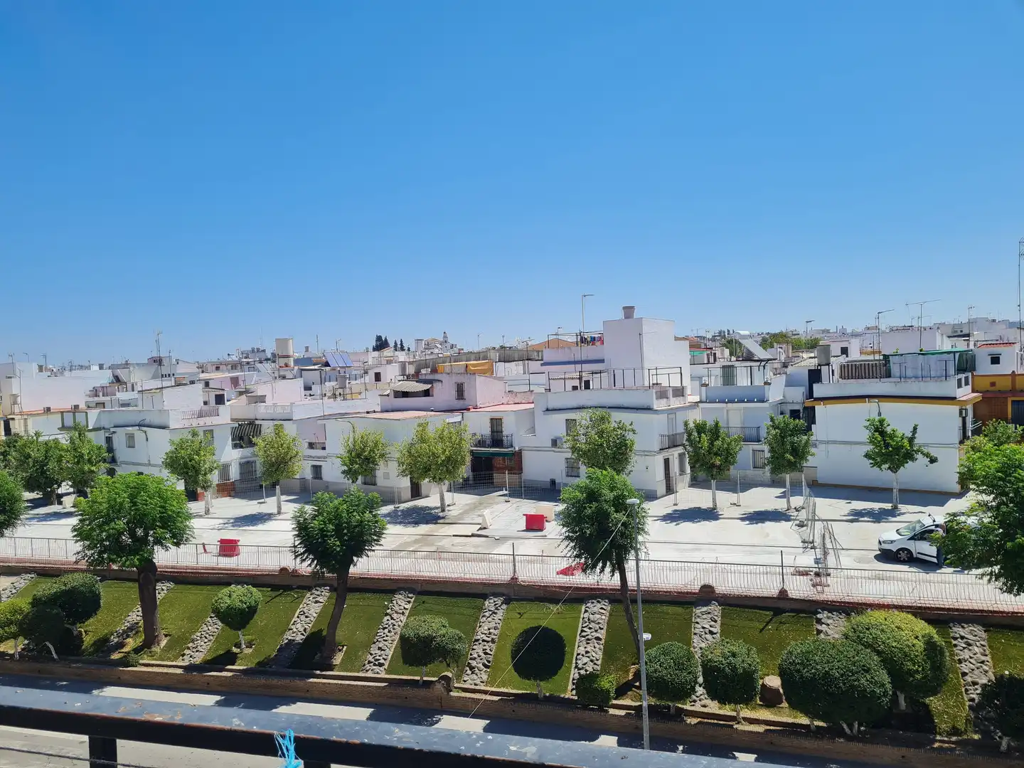 Exterior view of Flat for sale in Cantillana  with Balcony