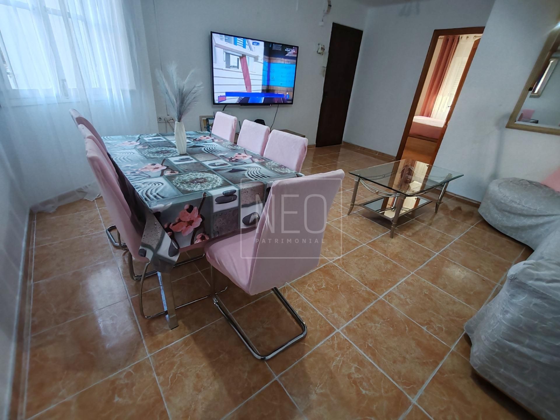 Dining room of Flat for sale in Gandia  with Air Conditioner and Balcony