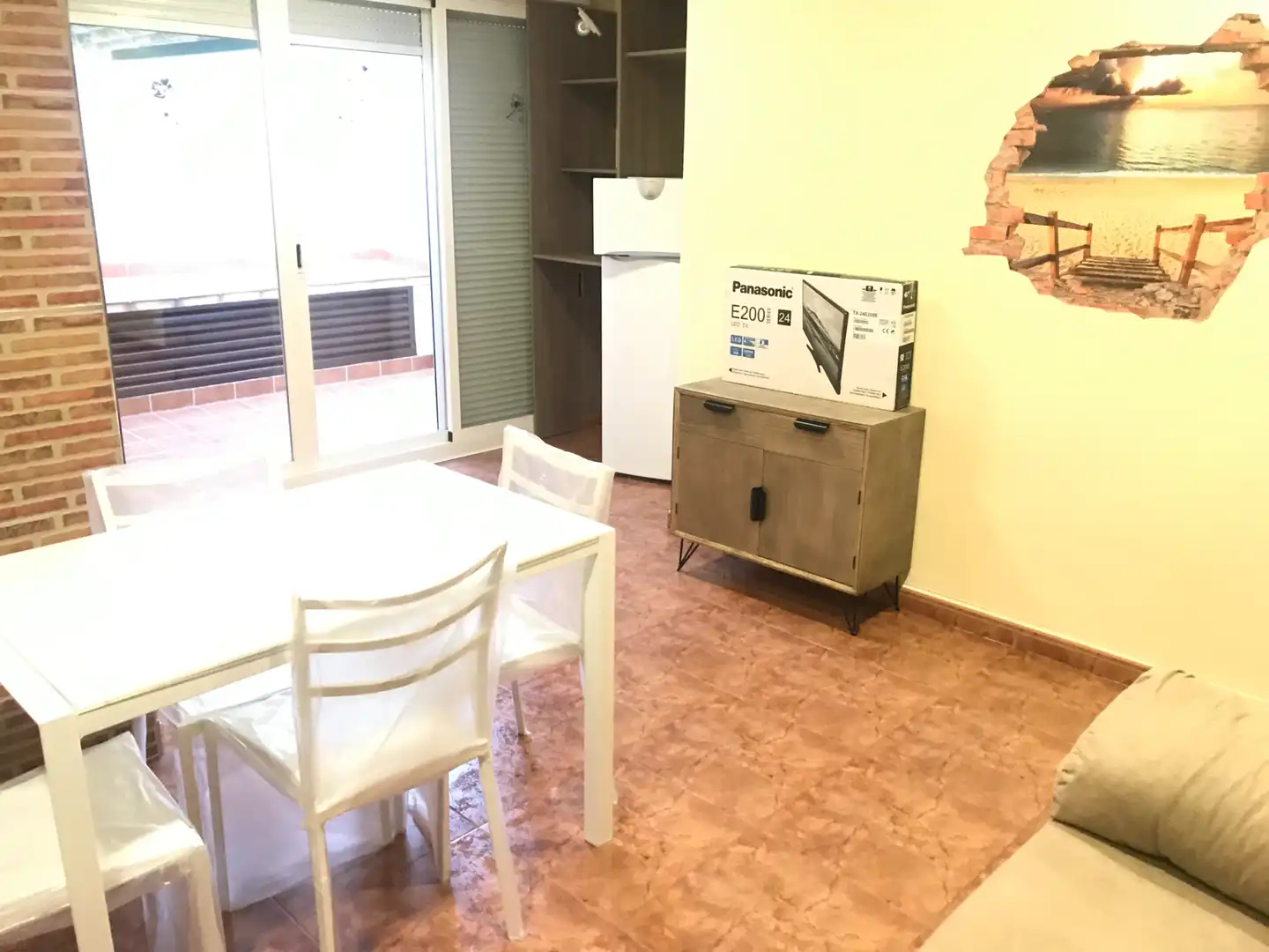 Menjador de Apartament de lloguer en Ciudad Real amb Moblat