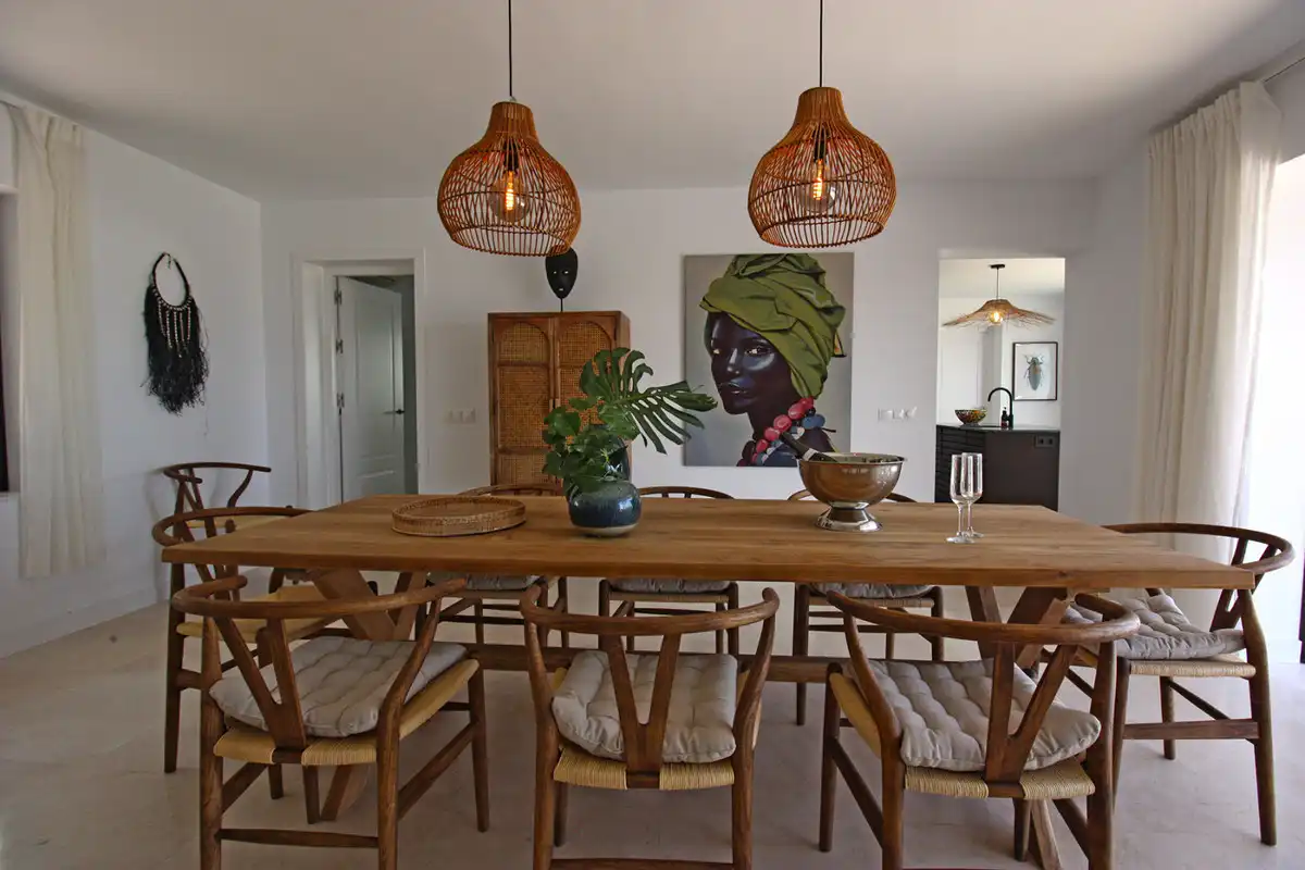 Comedor de Casa o chalet en venta en Benalmádena con Aire acondicionado, Calefacción y Jardín privado
