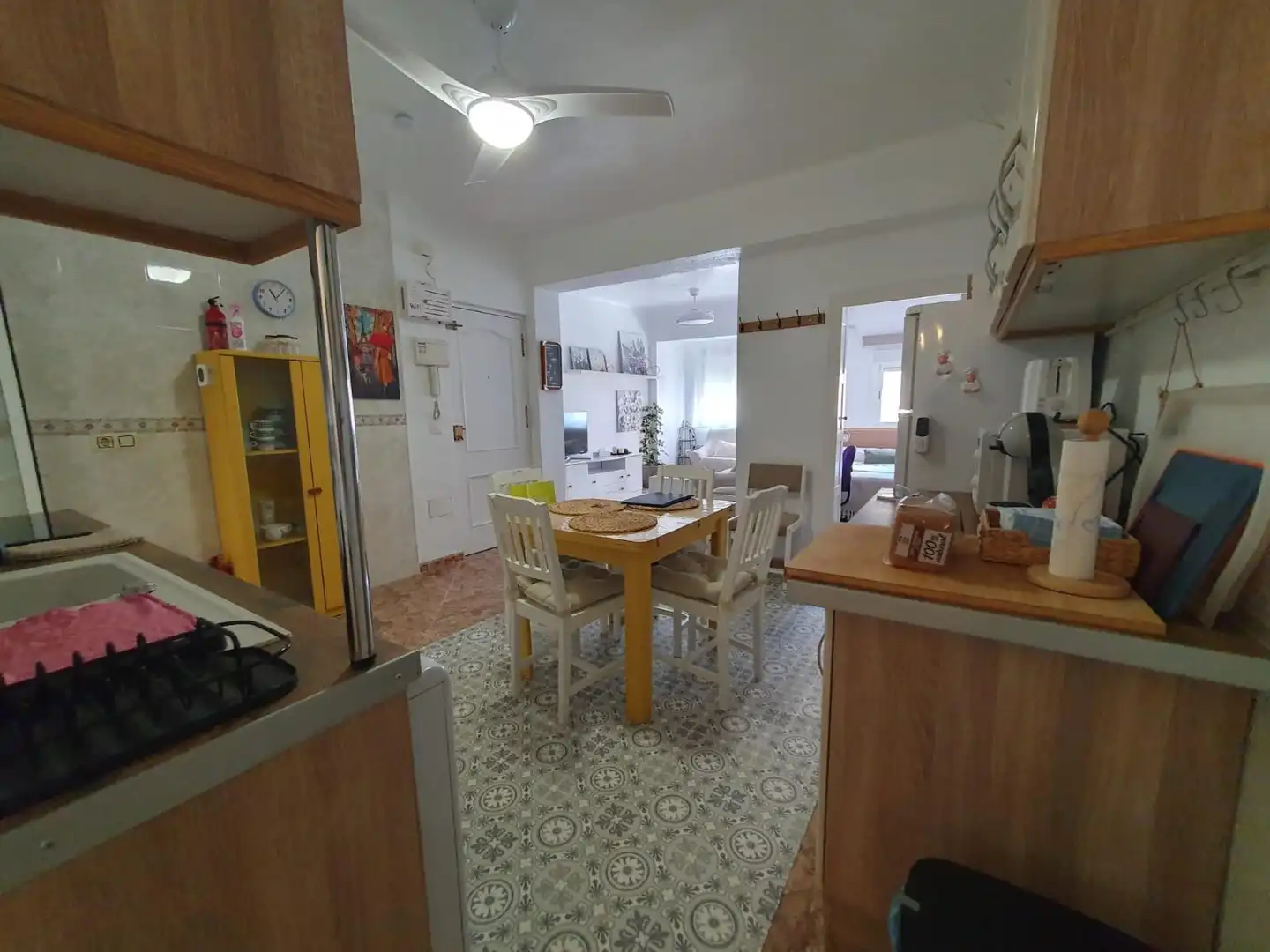 Kitchen of Apartments for rent in Almería  with Air Conditioner and Furnished