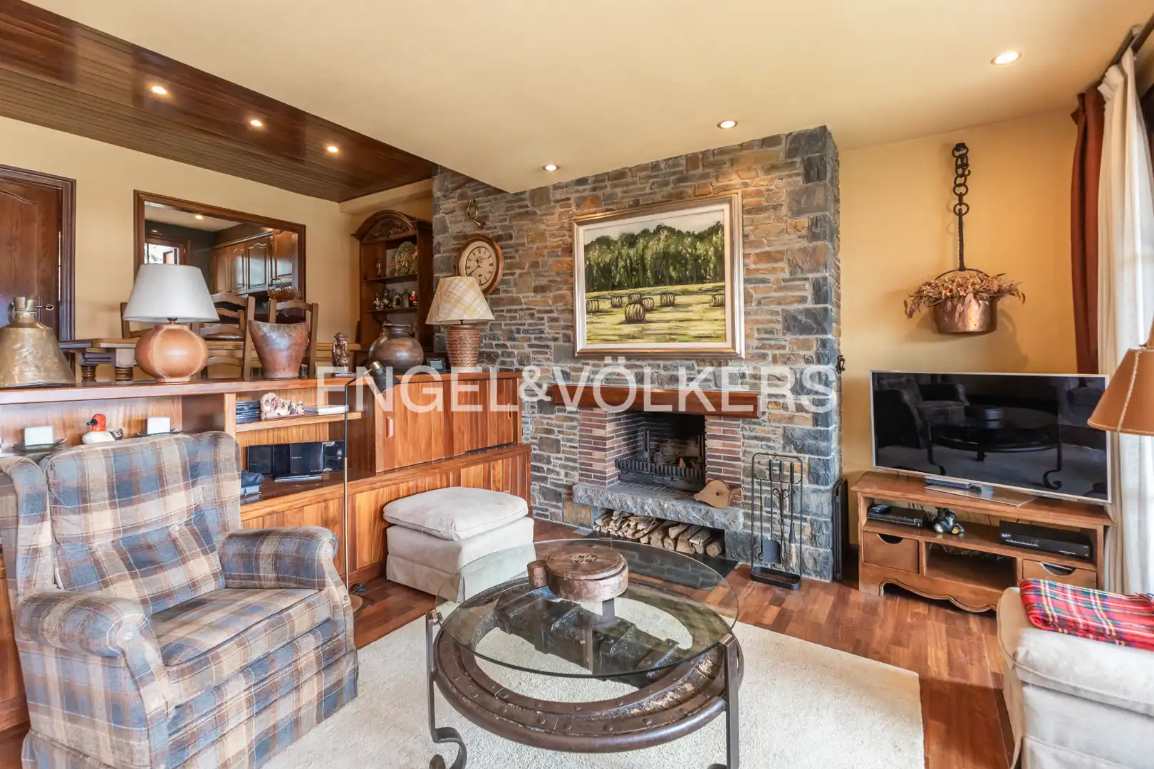 Living room of Detached homes for sale in Llívia  with Heating, Parquet flooring and Terrace