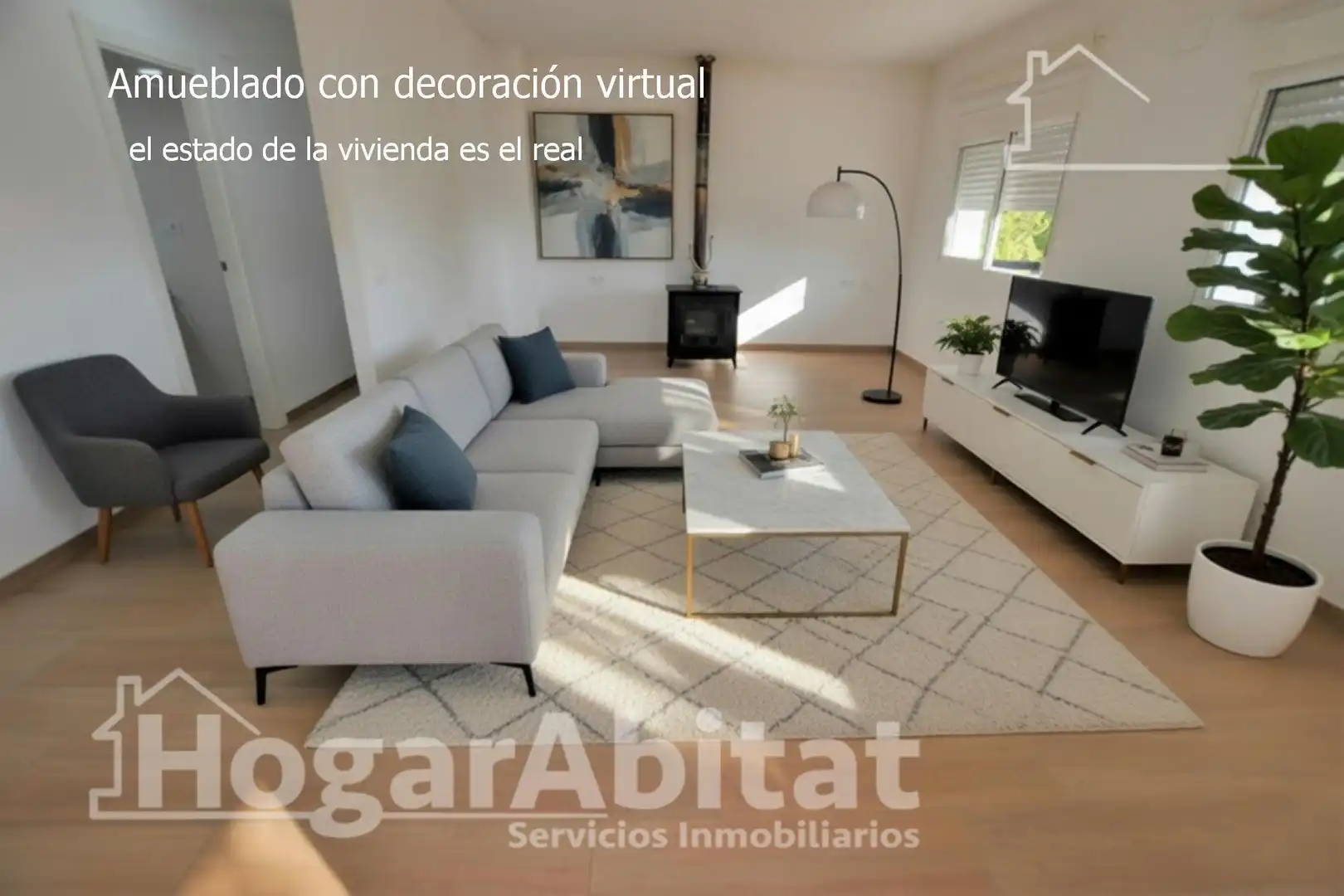 Living room of Houses for sale in Náquera  with Air Conditioner, Heating and Terrace