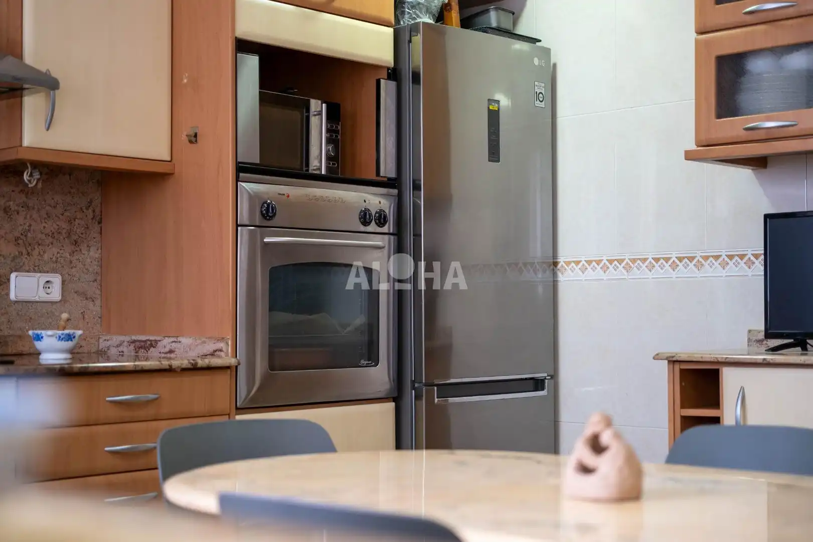 Cocina de Piso de alquiler en Valencia con Calefacción, Amueblado y Balcón